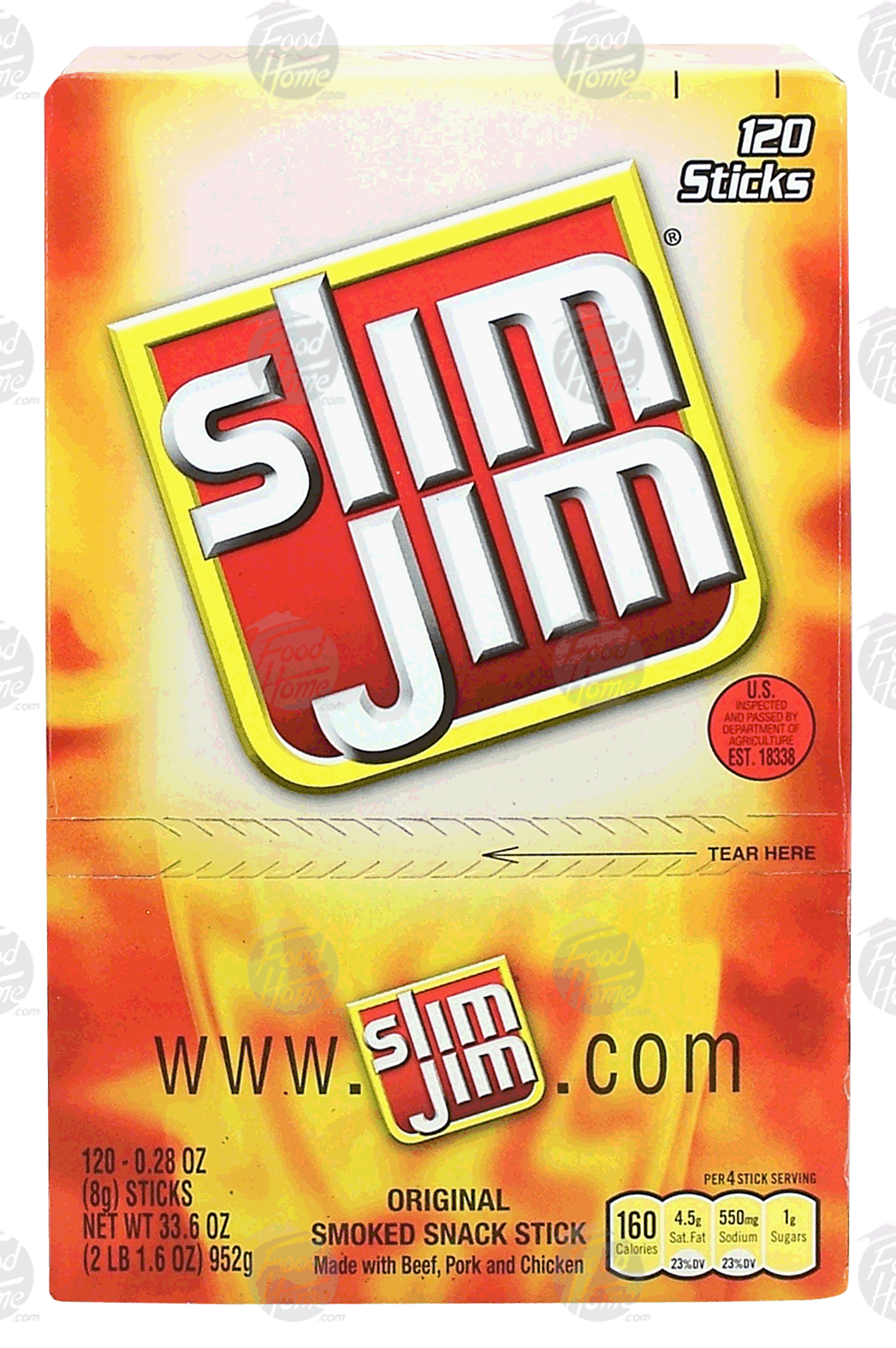 Slim Jim  original smoked snack stick, .28-oz Full-Size Picture